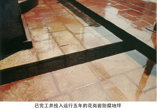 已完工并投入運行五年的花崗巖防腐地坪 已完工并投入運行五年的花崗巖防腐地坪